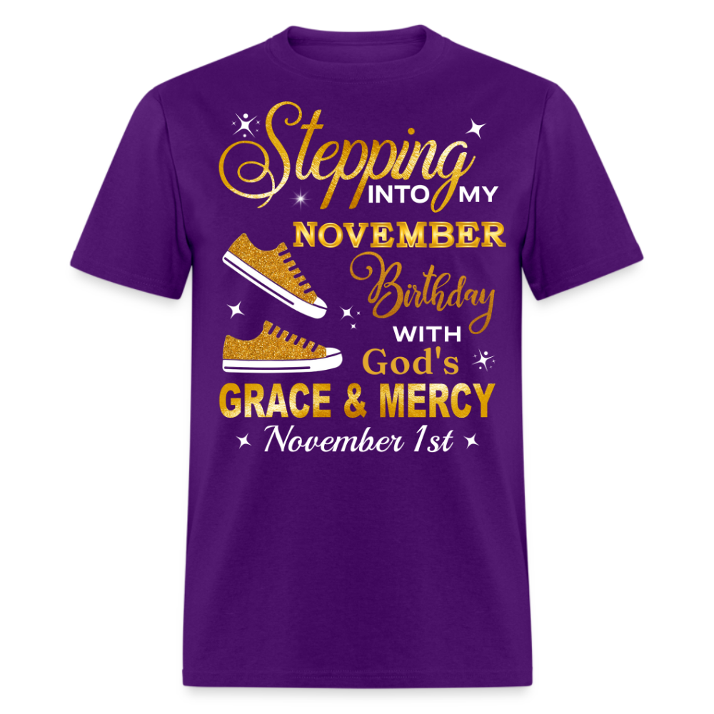 1ST NOVEMBER GOD'S GRACE UNISEX SHIRT
