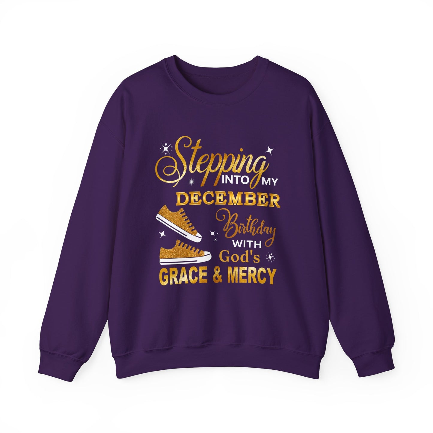 DECEMBER GOD'S GRACE HEAVY BLEND UNISEX SWEATSHIRT