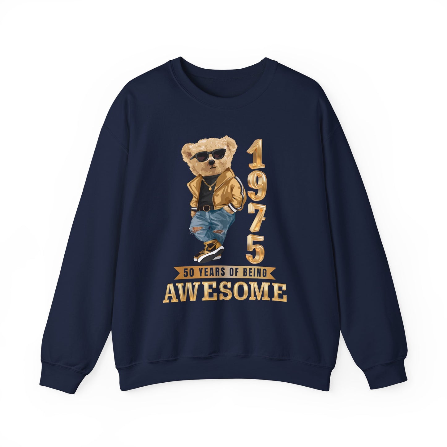 1975 50 YEARS OF BEING AWESOME HEAVY BLEND SWEATSHIRT