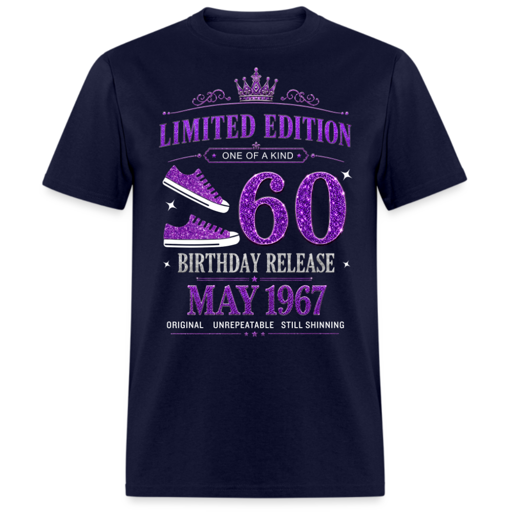 60TH BIRTHDAY RELEASE MAY 1967 UNISEX SHIRT