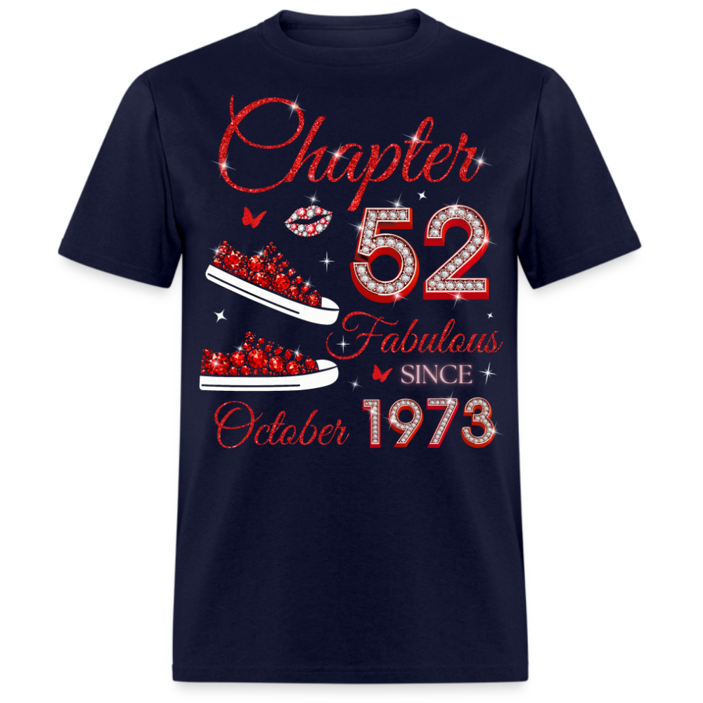 CHAPTER 52 FAB SINCE OCTOBER 1973 (SNEAKER) UNISEX SHIRT