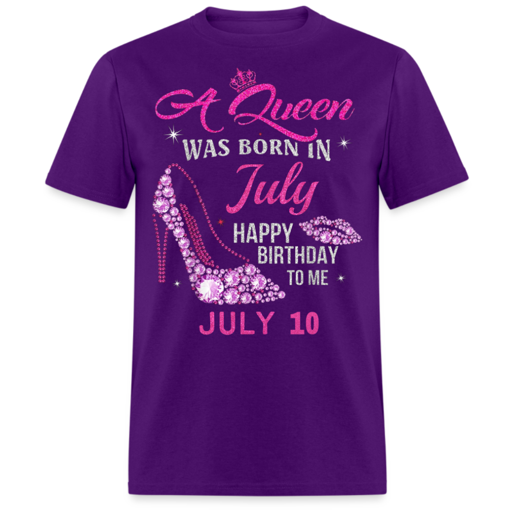 10TH JULY QUEEN UNISEX SHIRT