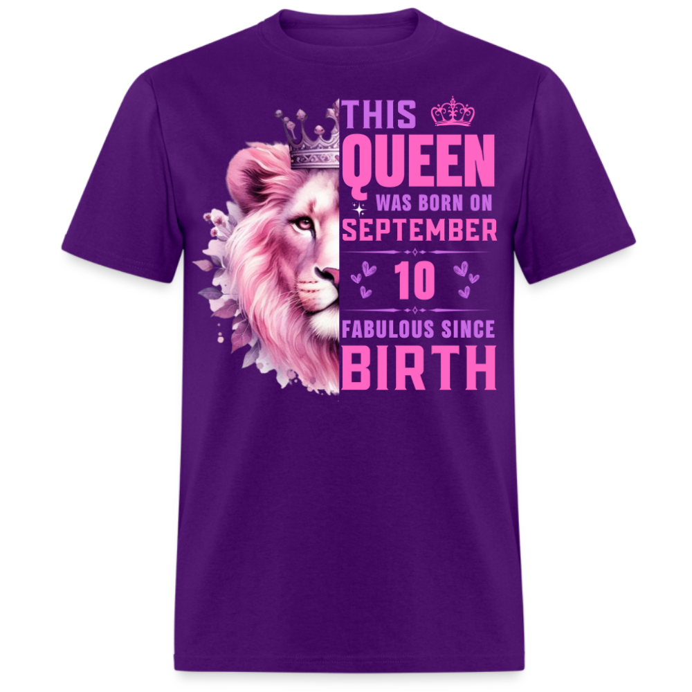 QUEEN SEPTEMBER 10 FAB UNISEX SHIRT