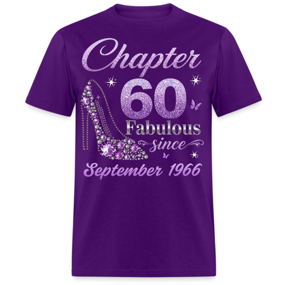 CHAPTER 60 FAB SINCE SEPTEMBER 1966 UNISEX SHIRT