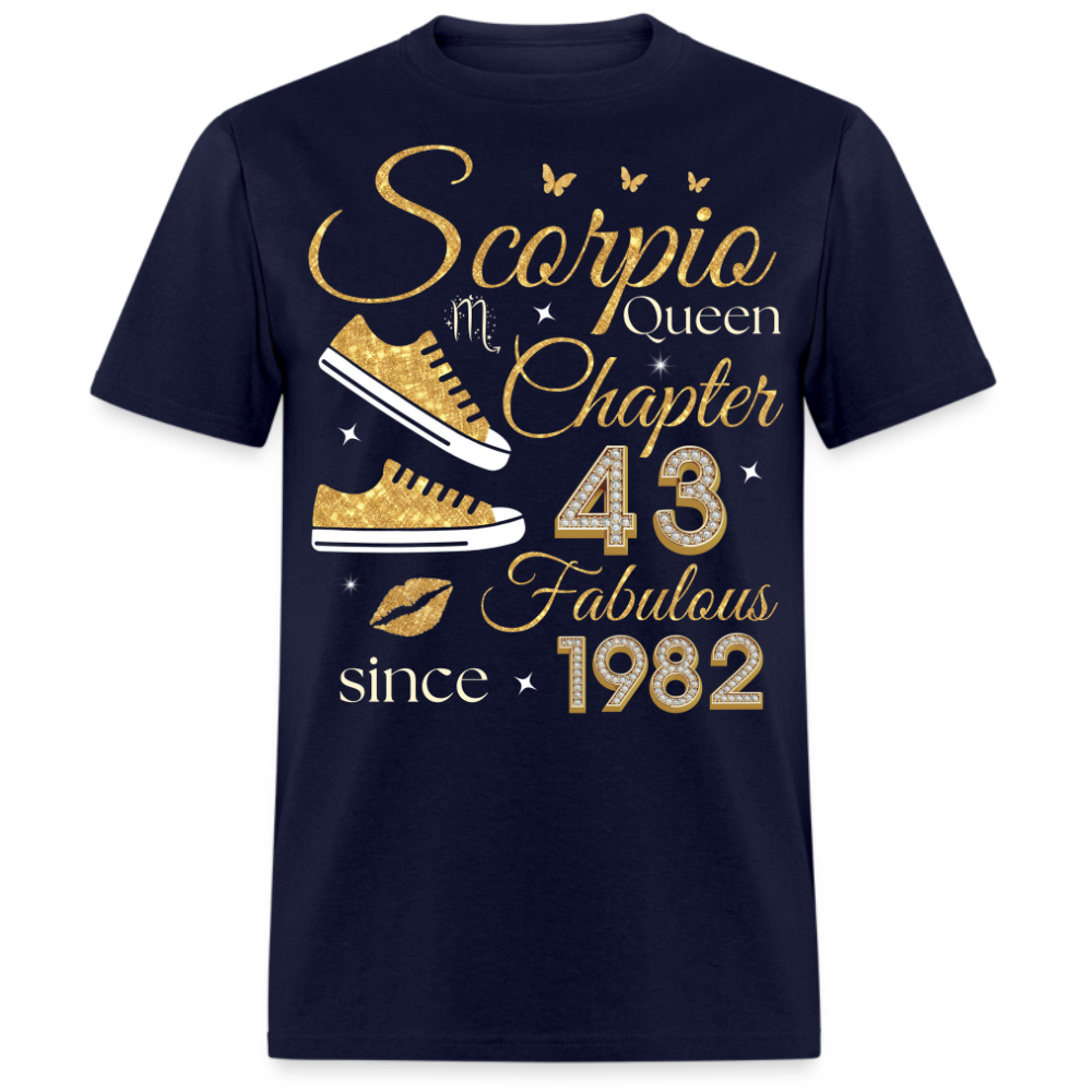 SCORPIO QUEEN CHAPTER 43 FAB SINCE 1982 UNISEX SHIRT