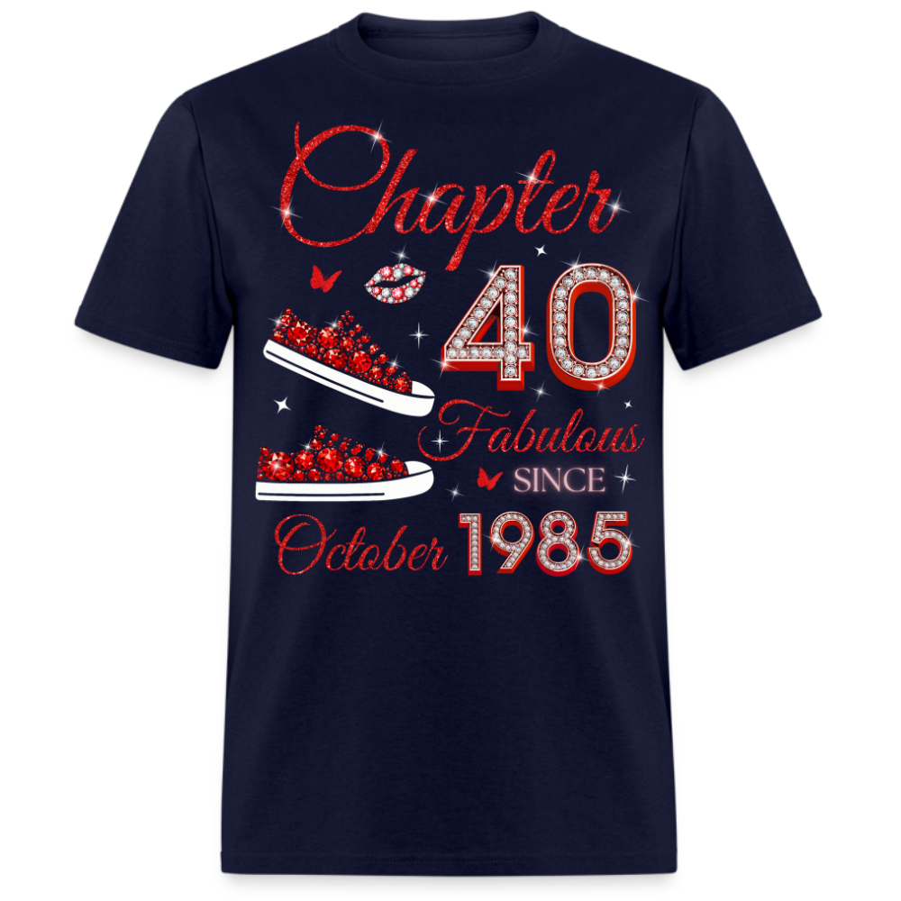 CHAPTER 40 FAB SINCE OCTOBER 1985 (SNEAKER) UNISEX SHIRT