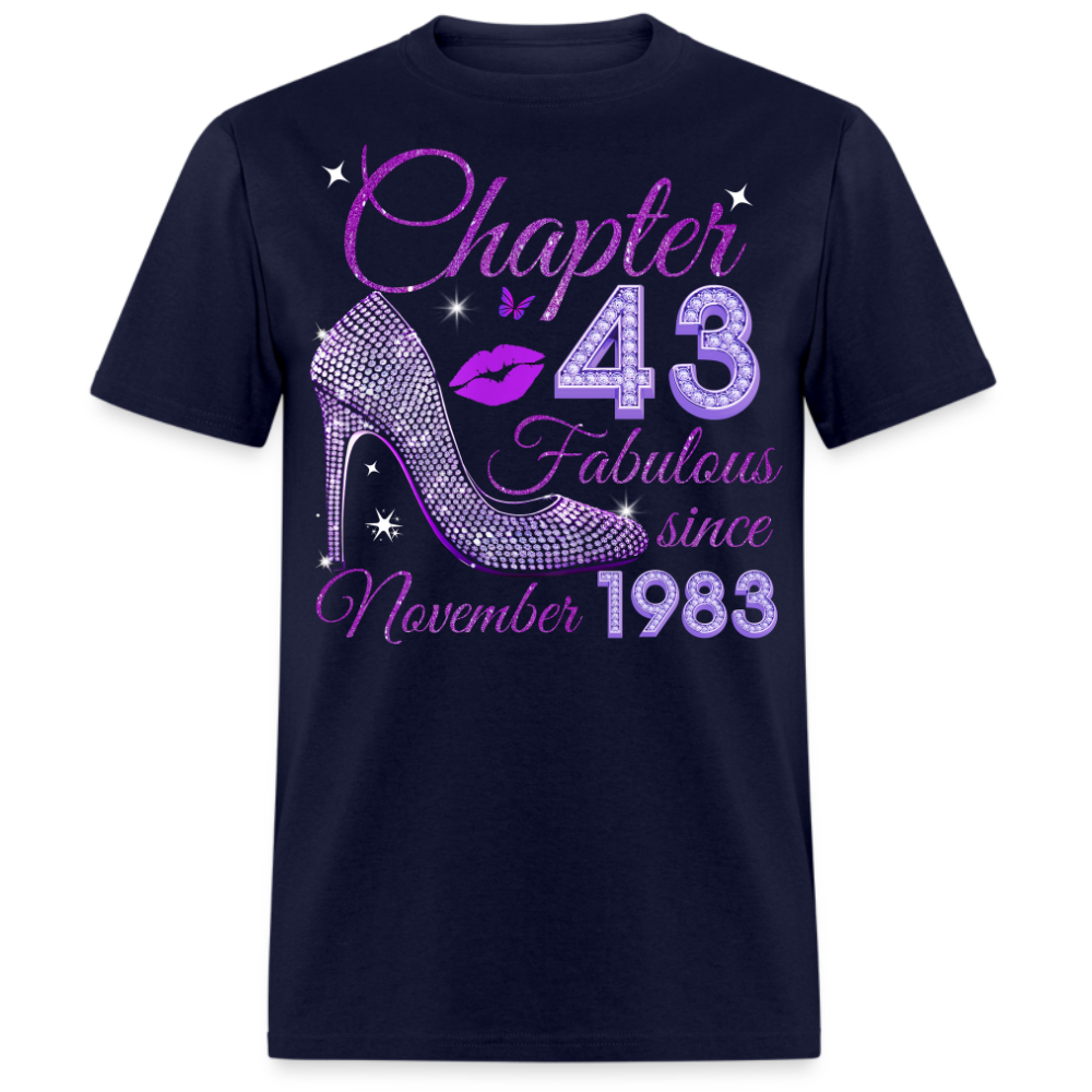 CHAPTER 43 FABULOUS SINCE NOVEMBER 1983 UNISEX SHIRT