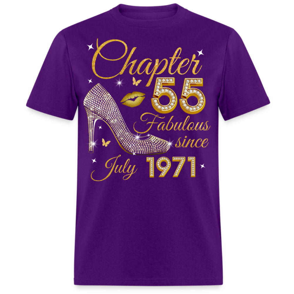 GOLDEN CHAPTER 55 FAB SINCE JULY 1971 UNISEX SHIRT