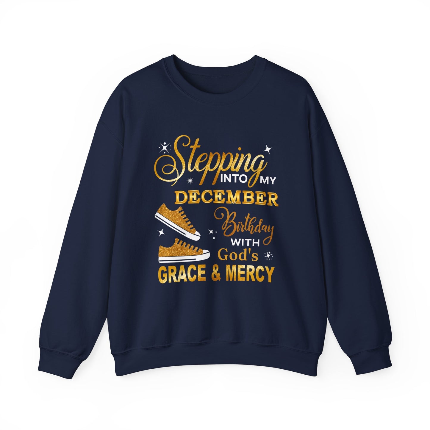 DECEMBER GOD'S GRACE HEAVY BLEND UNISEX SWEATSHIRT