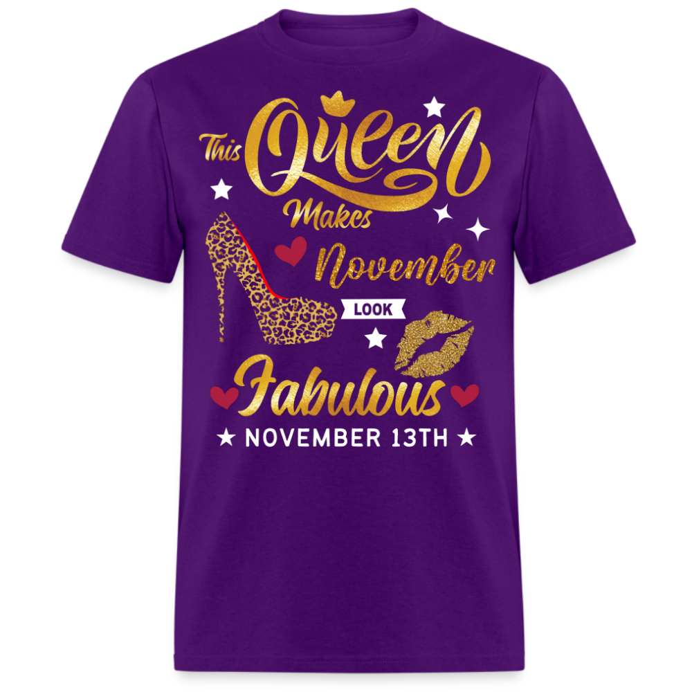 QUEEN FAB 13TH NOVEMBER UNISEX SHIRT