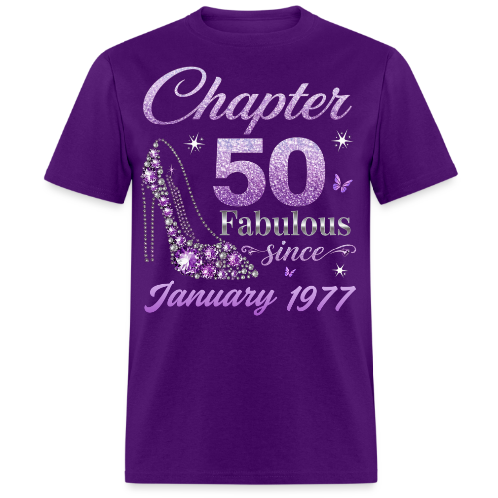 CHAPTER 50 FAB SINCE JANUARY 1977 UNISEX SHIRT