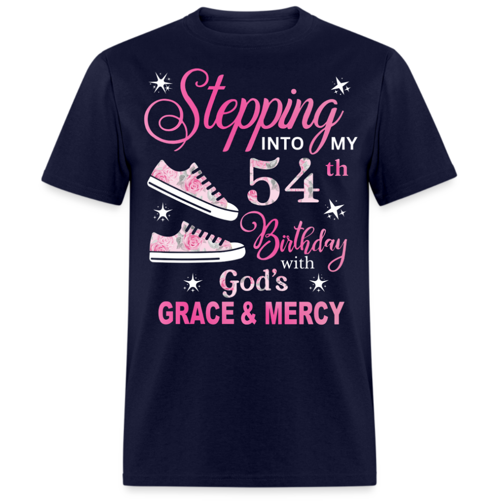 STEPPING INTO MY 54TH BIRTHDAY UNISEX SHIRT