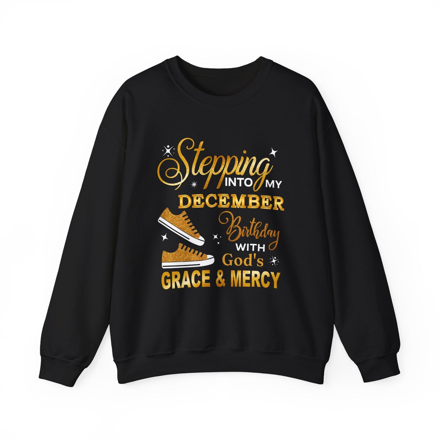 DECEMBER GOD'S GRACE HEAVY BLEND UNISEX SWEATSHIRT
