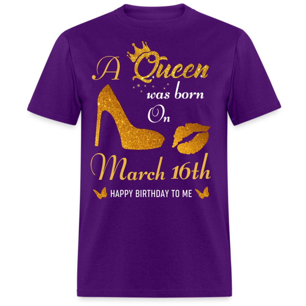 QUEEN 16TH MARCH UNISEX SHIRT