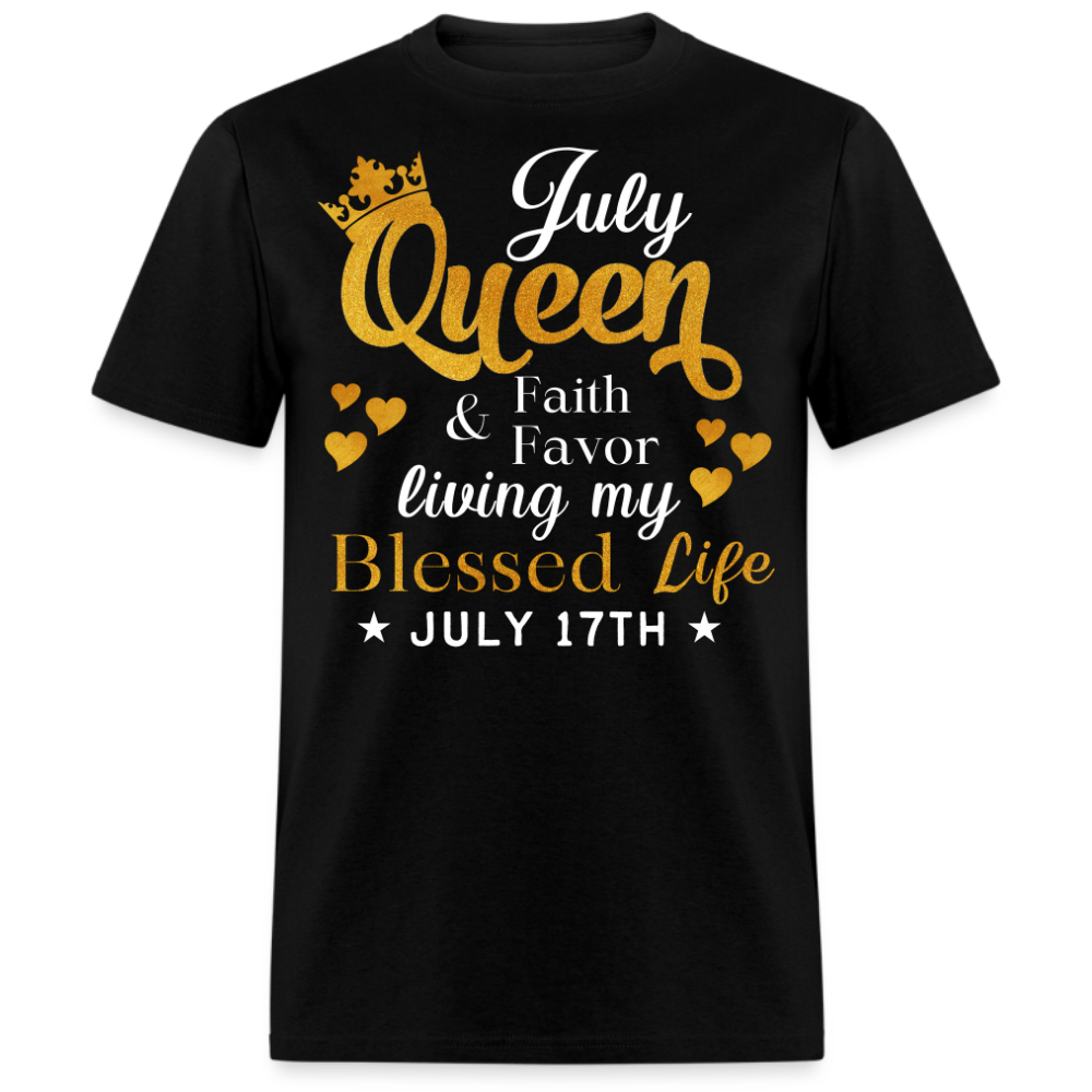 17TH JULY QUEEN FAITH AND FAVOR UNISEX SHIRT