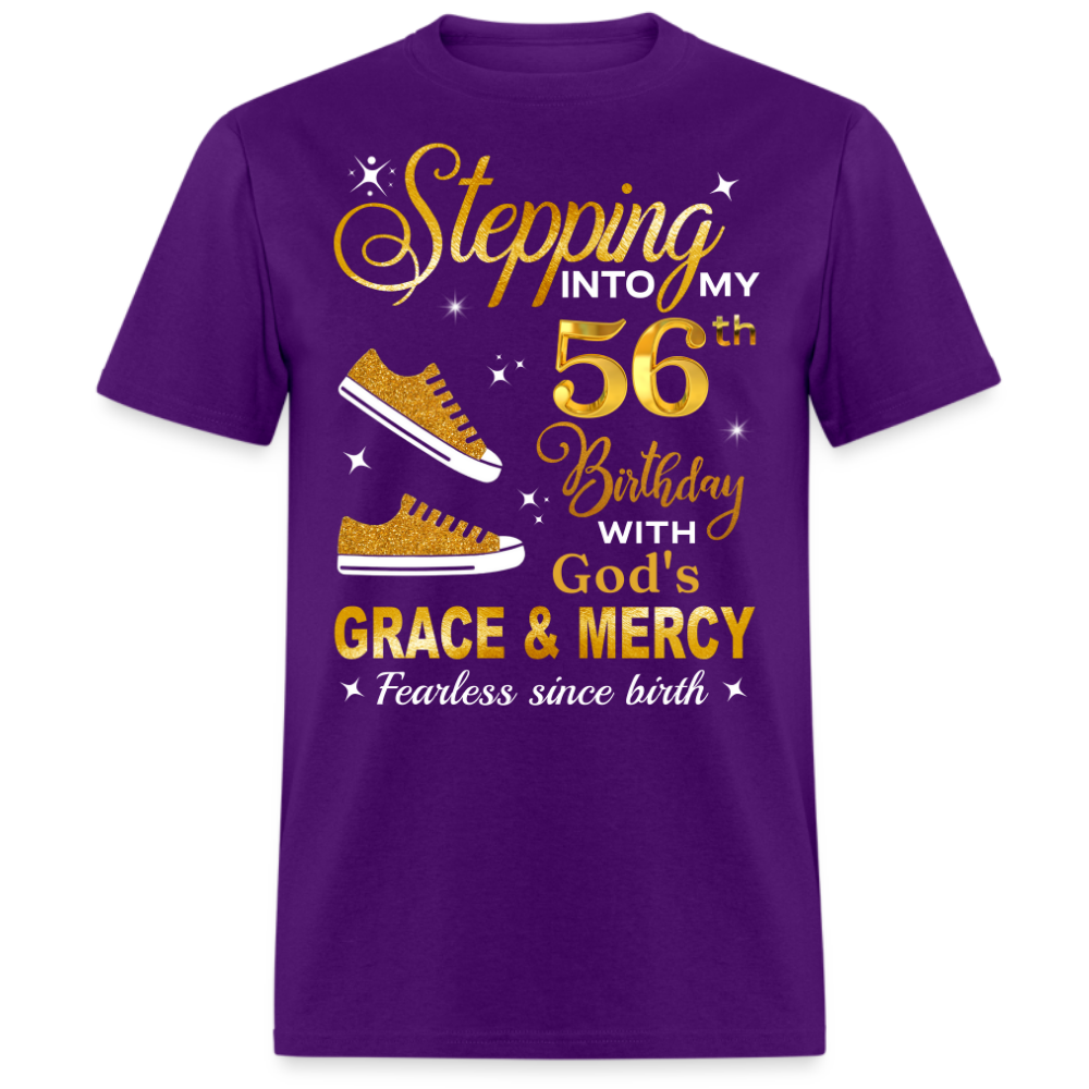 56TH BIRTHDAY FEARLESS SINCE BIRTH UNISEX SHIRT