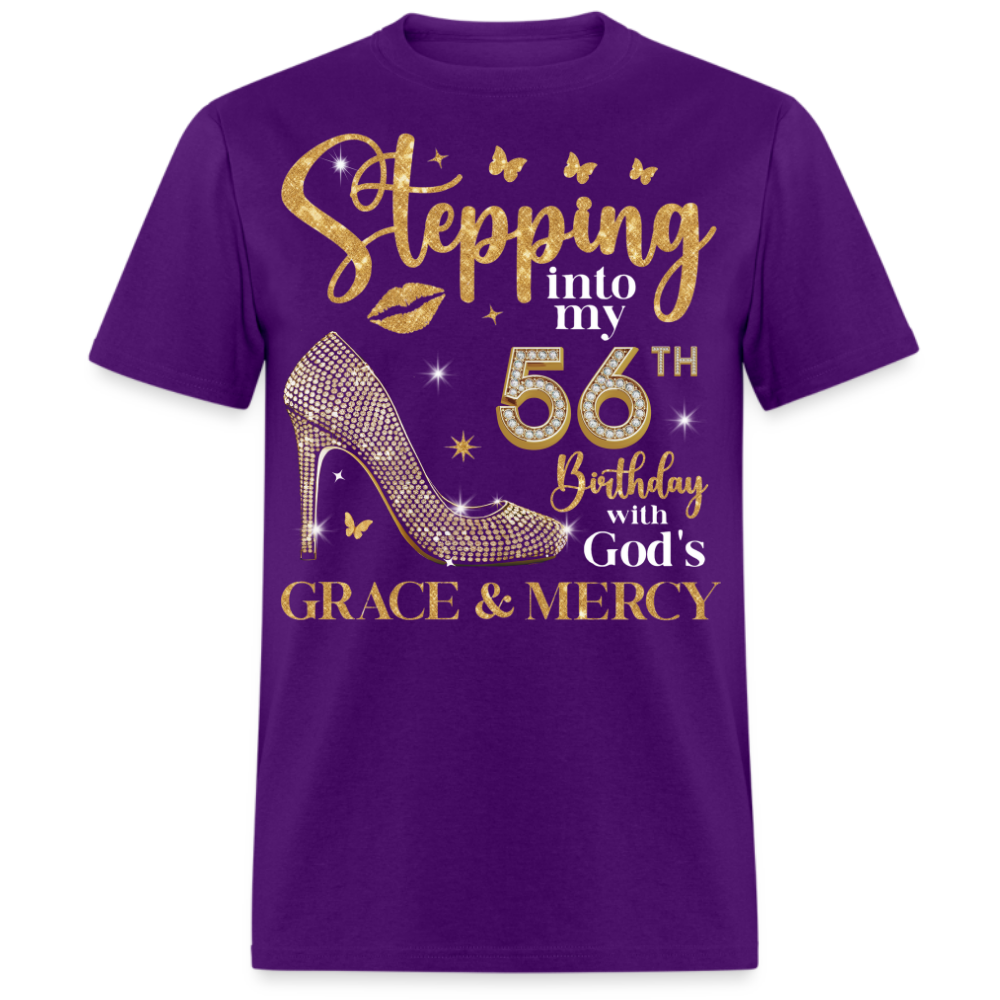 STEPPING INTO MY 56TH BIRTHDAY UNISEX SHIRT