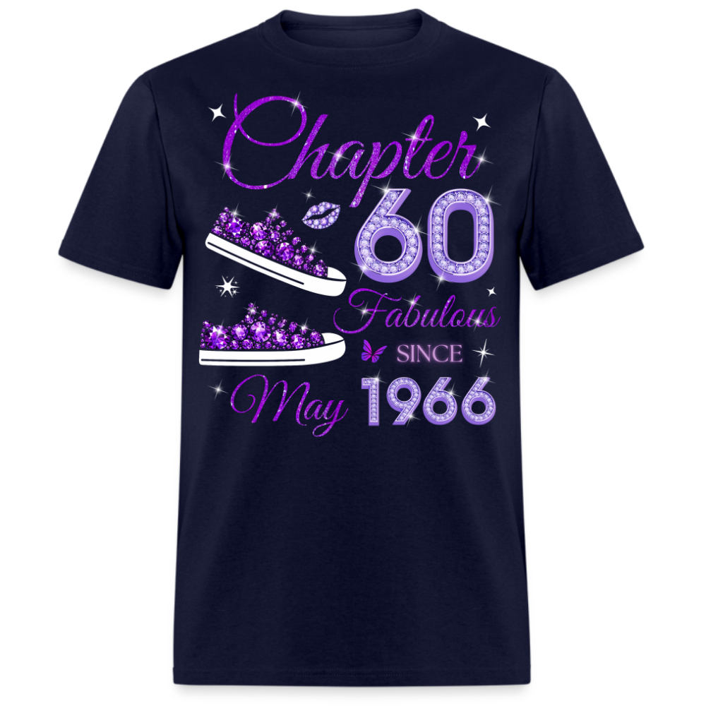 PURPLE CHAPTER 60 FAB SINCE MAY 1966 (SNEAKER) UNISEX SHIRT