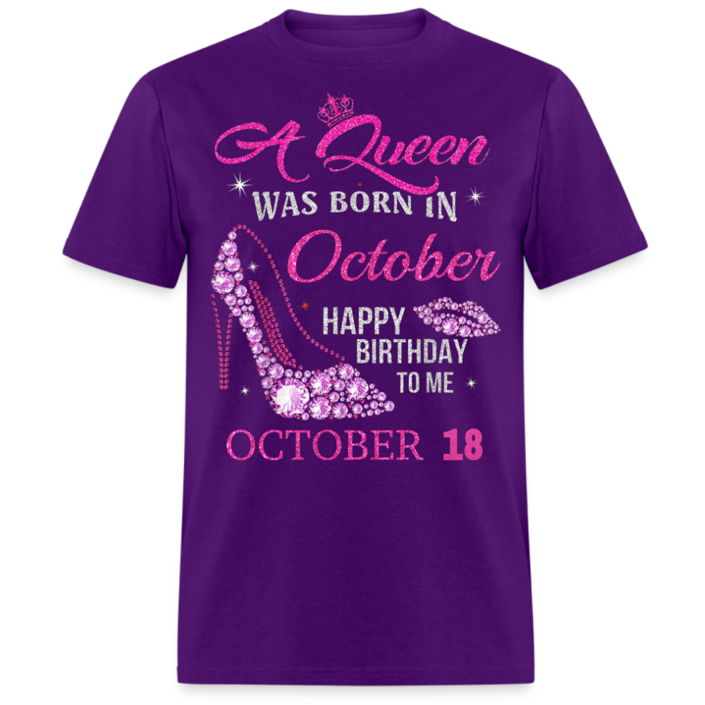 18TH OCTOBER QUEEN UNISEX SHIRT
