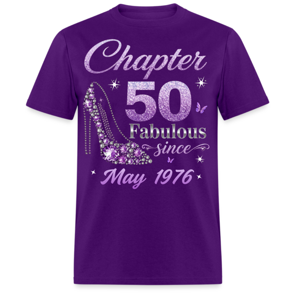 CHAPTER 50 FAB SINCE MAY 1976 UNISEX SHIRT