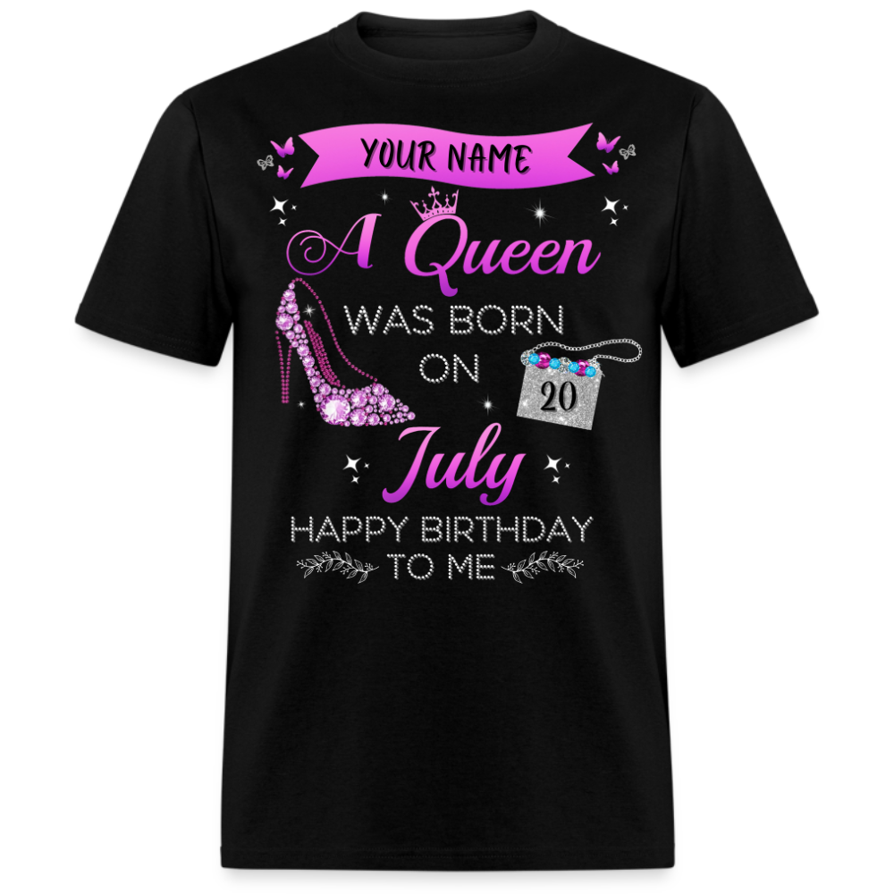 PERSONALIZABLE JULY BIRTHDAY UNISEX SHIRT