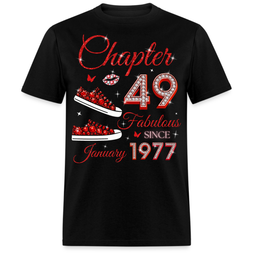 CHAPTER 49 FAB SINCE JANUARY 1977 (SNEAKER) UNISEX SHIRT