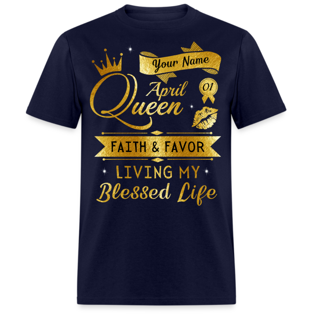 PERSONALIZABLE APRIL FAITH AND FAVOR UNISEX SHIRT