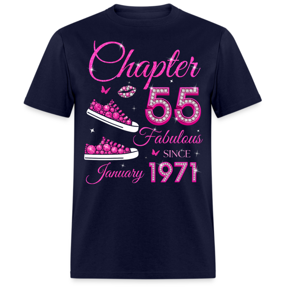 CHAPTER 55 FAB SINCE JANUARY 1971 (PSNEAKER) UNISEX SHIRT