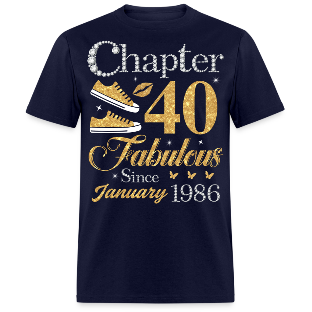 GOLDEN DIAMOND CHAPTER 40 FAB SINCE JANUARY 1986 UNISEX SHIRT