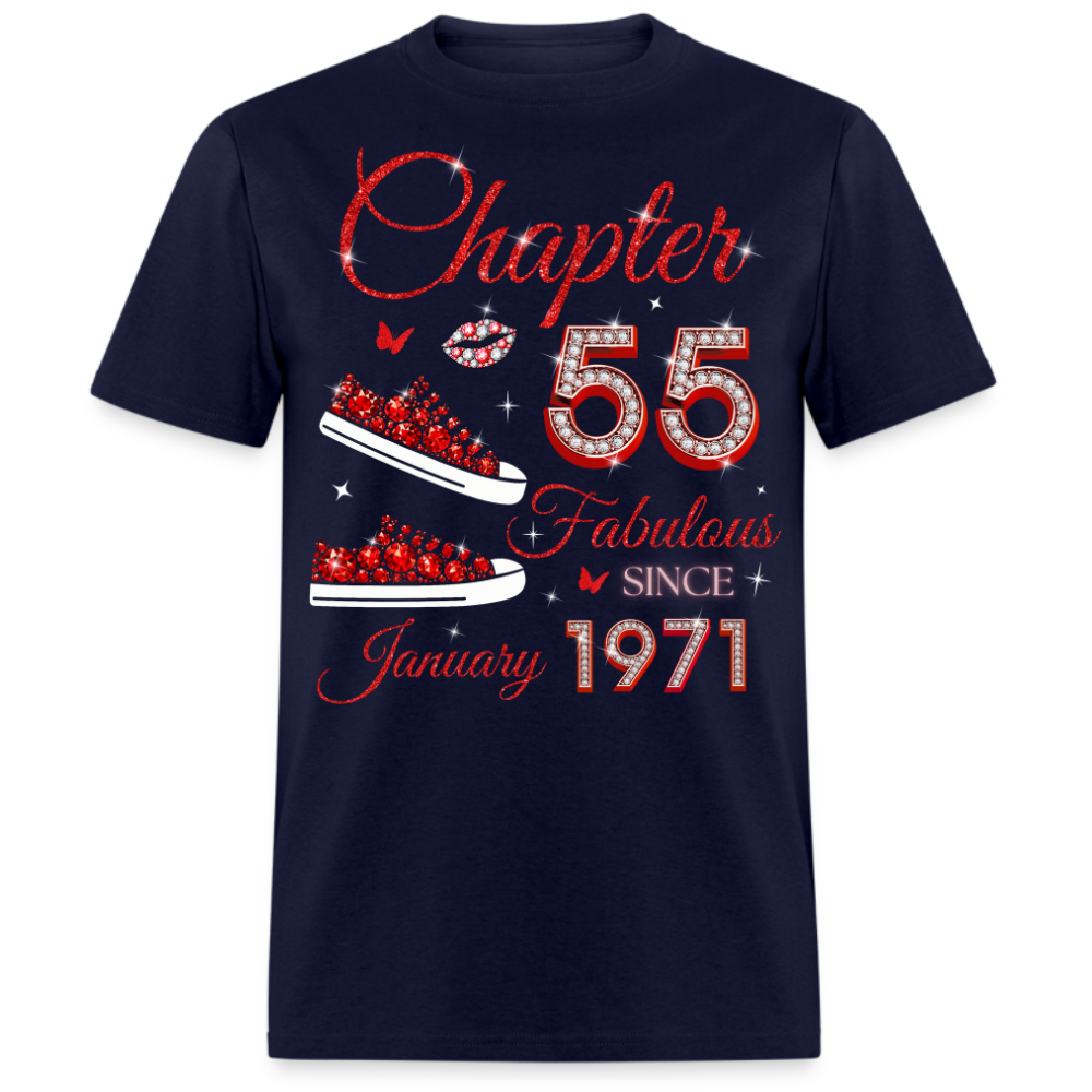 CHAPTER 55 FAB SINCE JANUARY 1971 (SNEAKER) UNISEX SHIRT