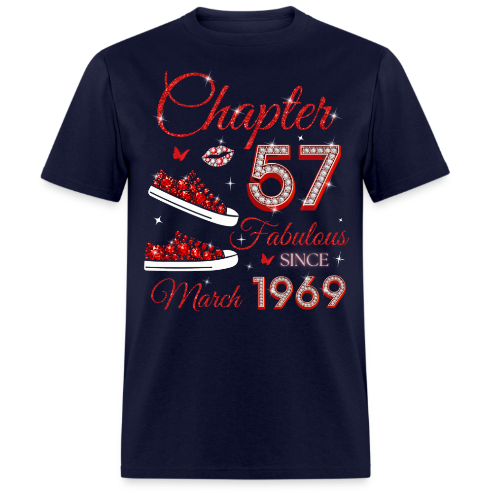 CHAPTER 57 FAB SINCE MARCH 1969 (SNEAKER) UNISEX SHIRT