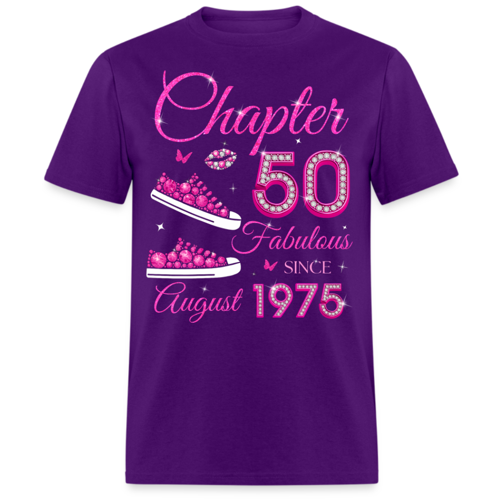CHAPTER 50 FAB SINCE AUGUST 1975 (PSNEAKER) UNISEX SHIRT
