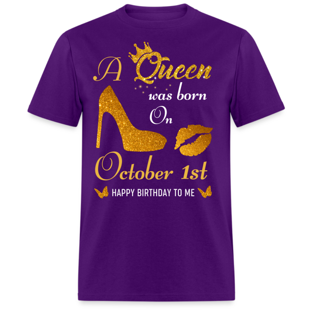 QUEEN 1ST OCTOBER UNISEX SHIRT