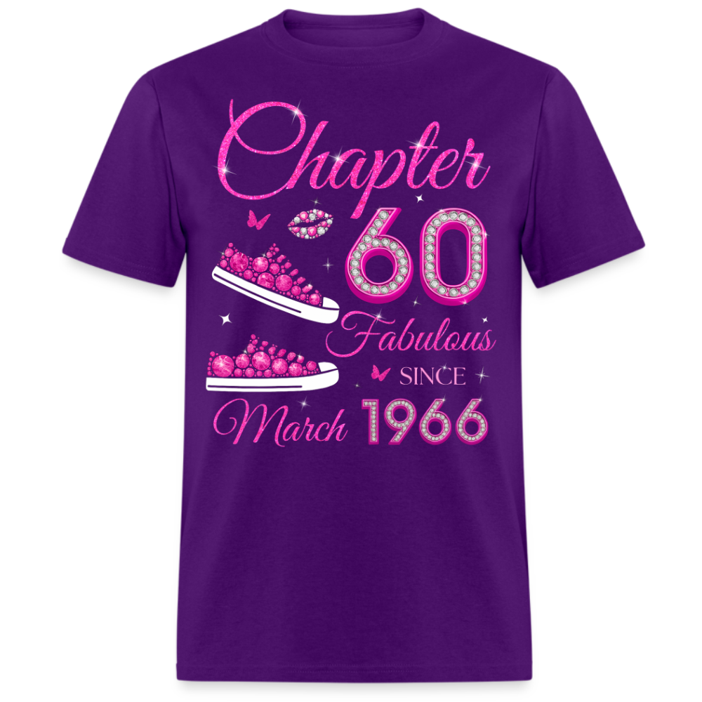 CHAPTER 60 FAB SINCE MARCH 1966 (PSNEAKER) UNISEX SHIRT