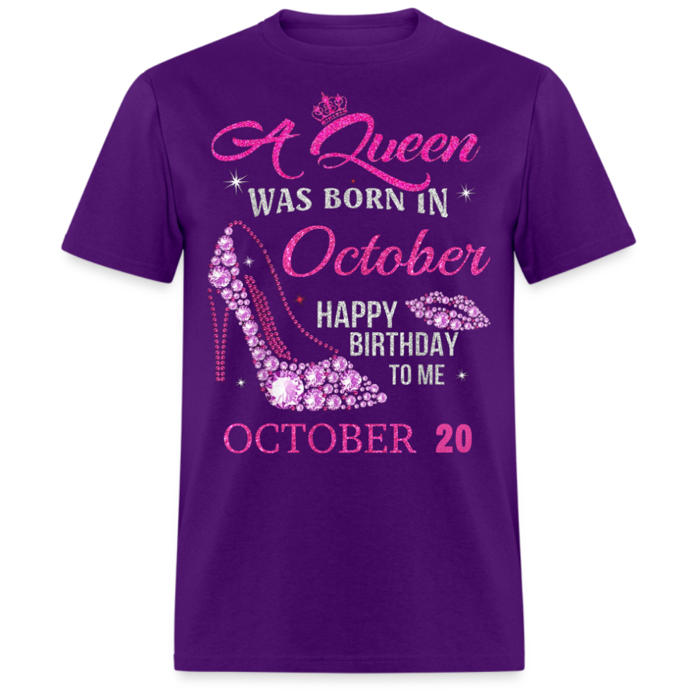20TH OCTOBER QUEEN UNISEX SHIRT