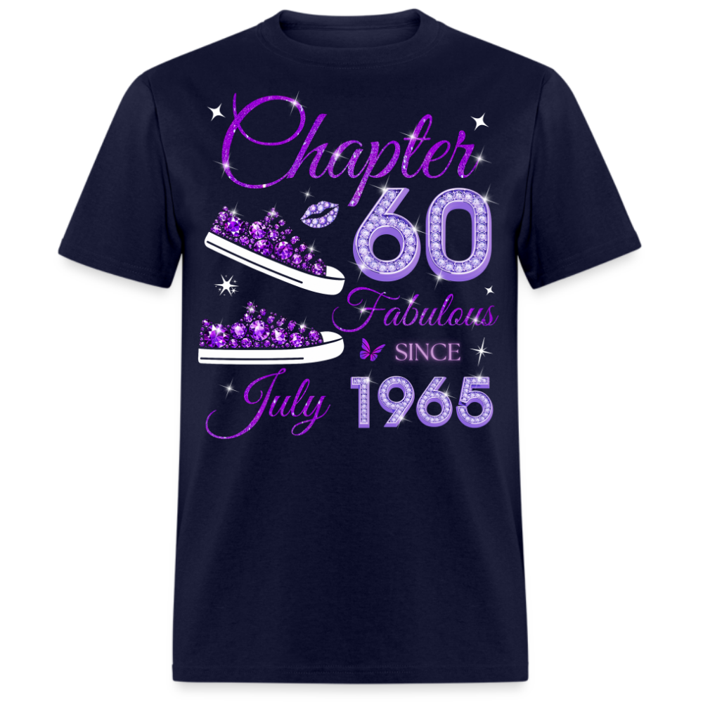 PURPLE CHAPTER 60 FAB SINCE JULY 1965 (SNEAKER) UNISEX SHIRT