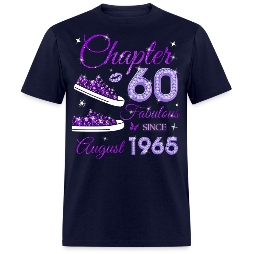 PURPLE CHAPTER 60 FAB SINCE AUGUST 1965 (SNEAKER) UNISEX SHIRT