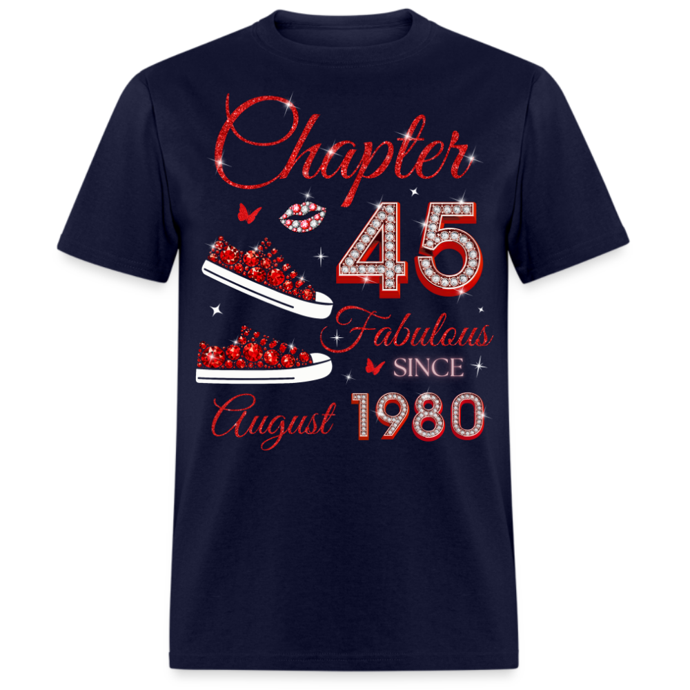 CHAPTER 45 FAB SINCE AUGUST 1980 (SNEAKER) UNISEX SHIRT