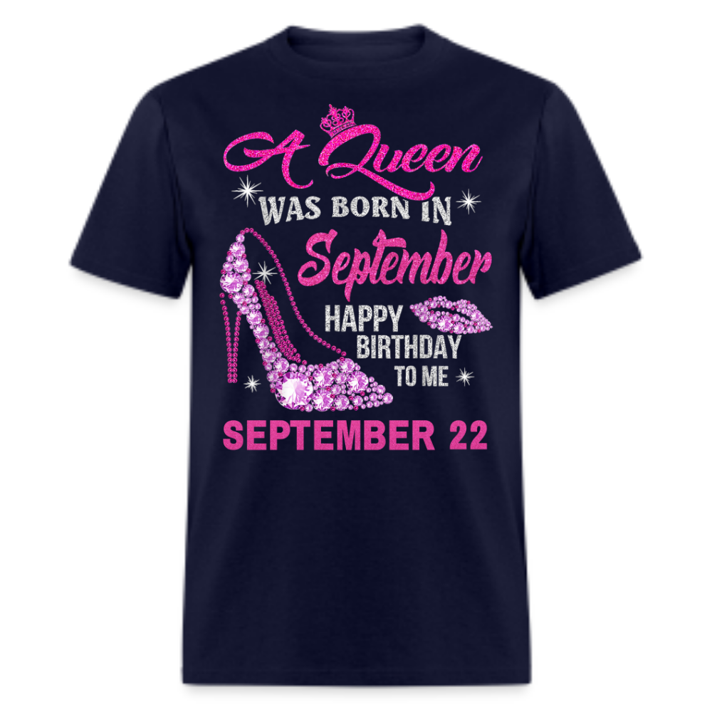 22ND SEPTEMBER QUEEN UNISEX SHIRT