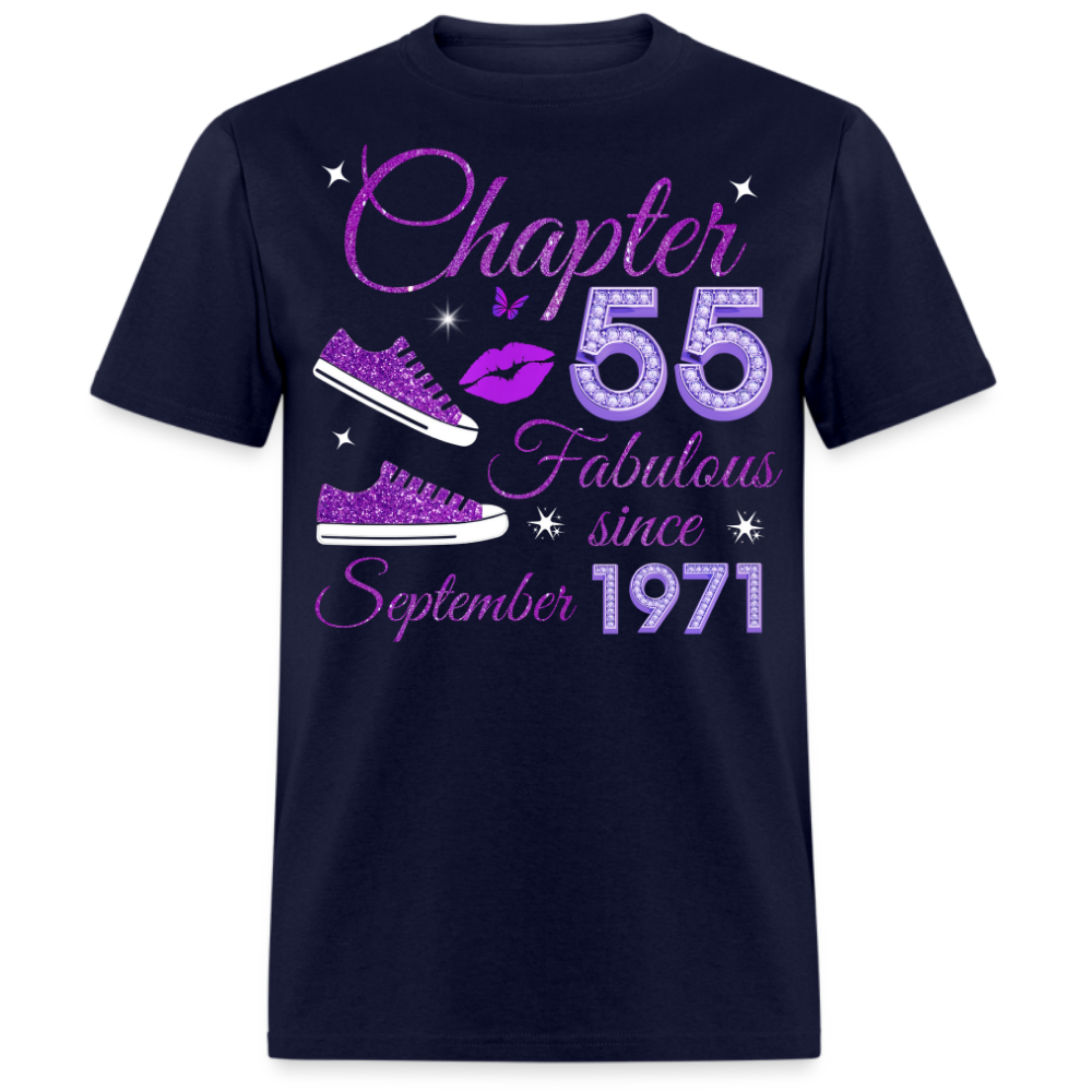 CHAPTER 55 FABULOUS SINCE SEPTEMBER 1971 (SNEAKER) UNISEX SHIRT