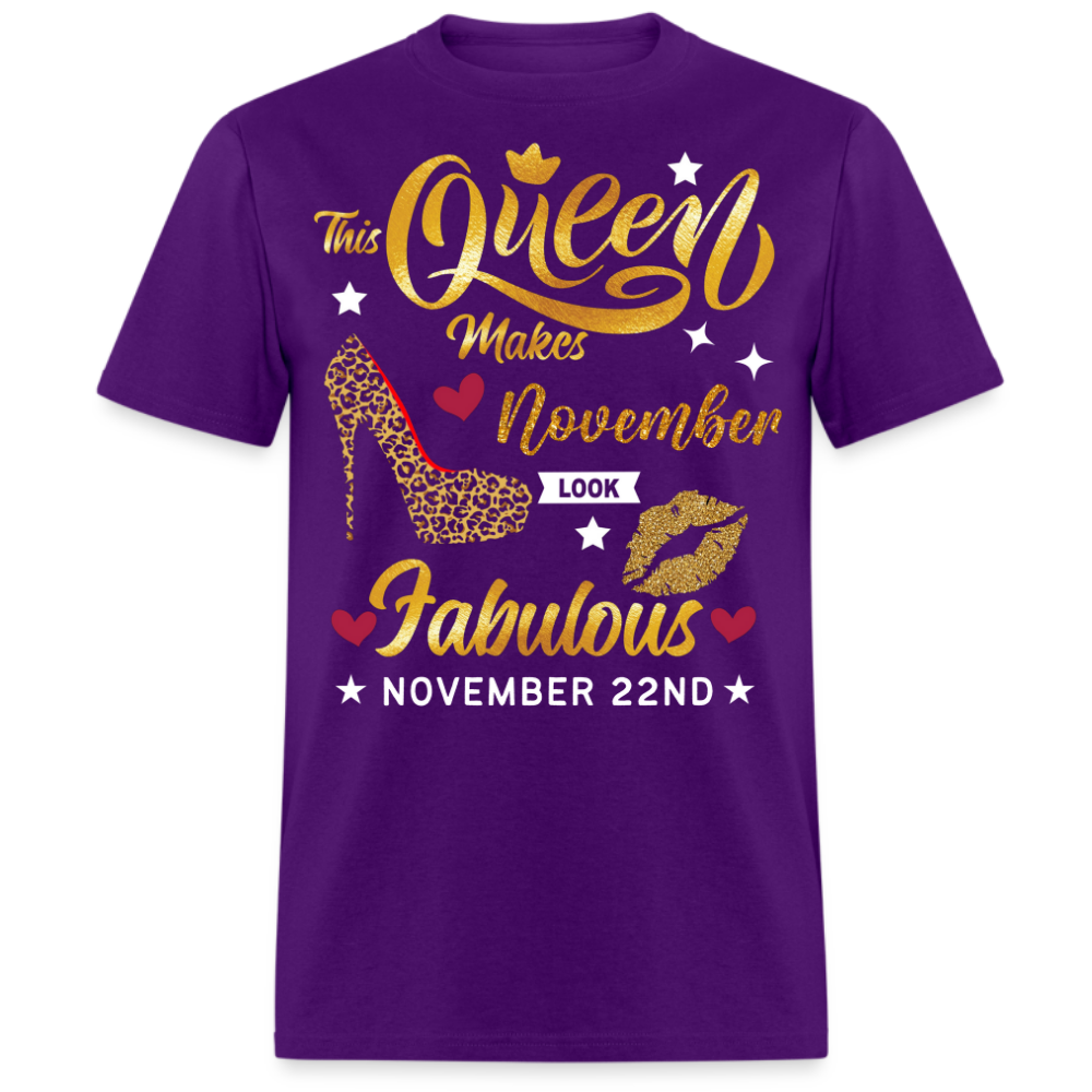 QUEEN FAB 22ND NOVEMBER UNISEX SHIRT