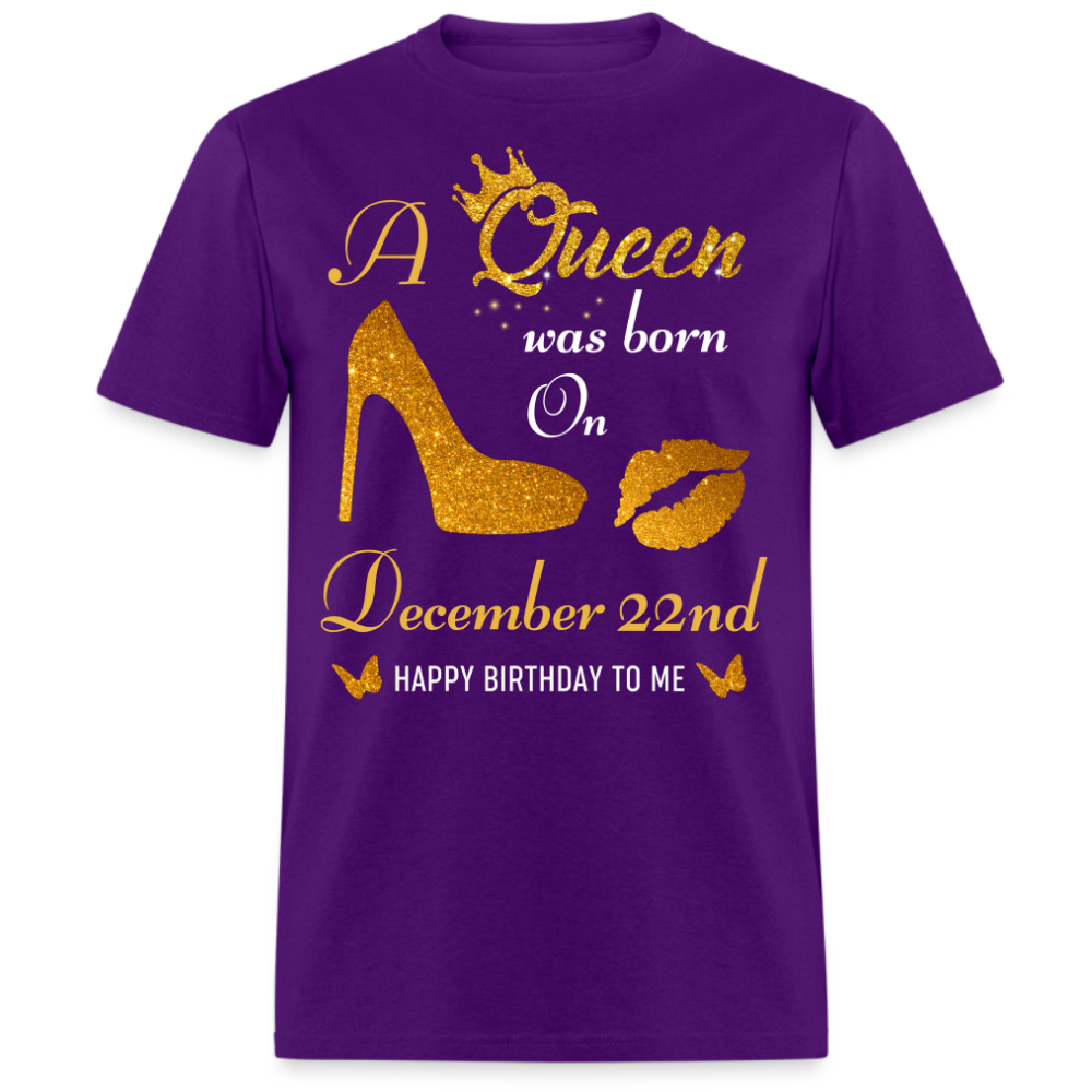 QUEEN 22ND DECEMBER UNISEX SHIRT