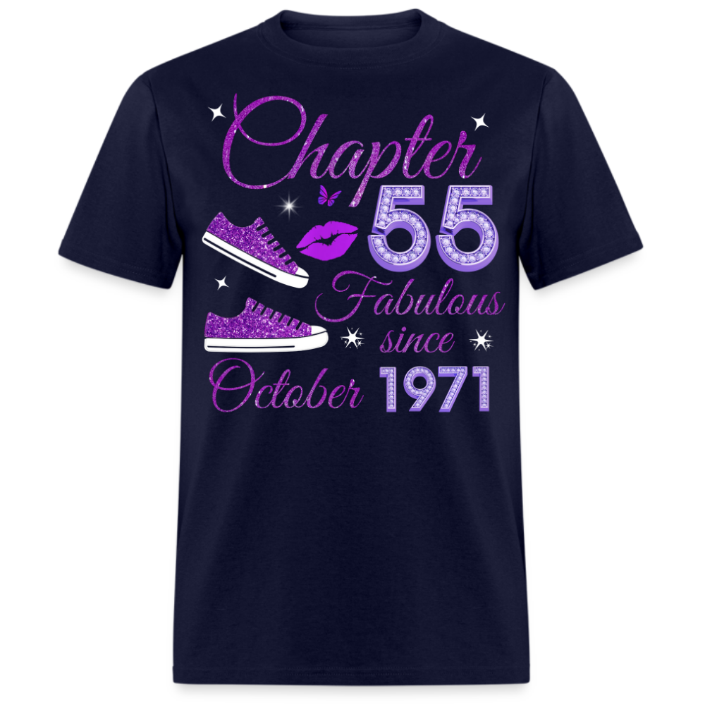 CHAPTER 55 FABULOUS SINCE OCTOBER 1971 (SNEAKER) UNISEX SHIRT