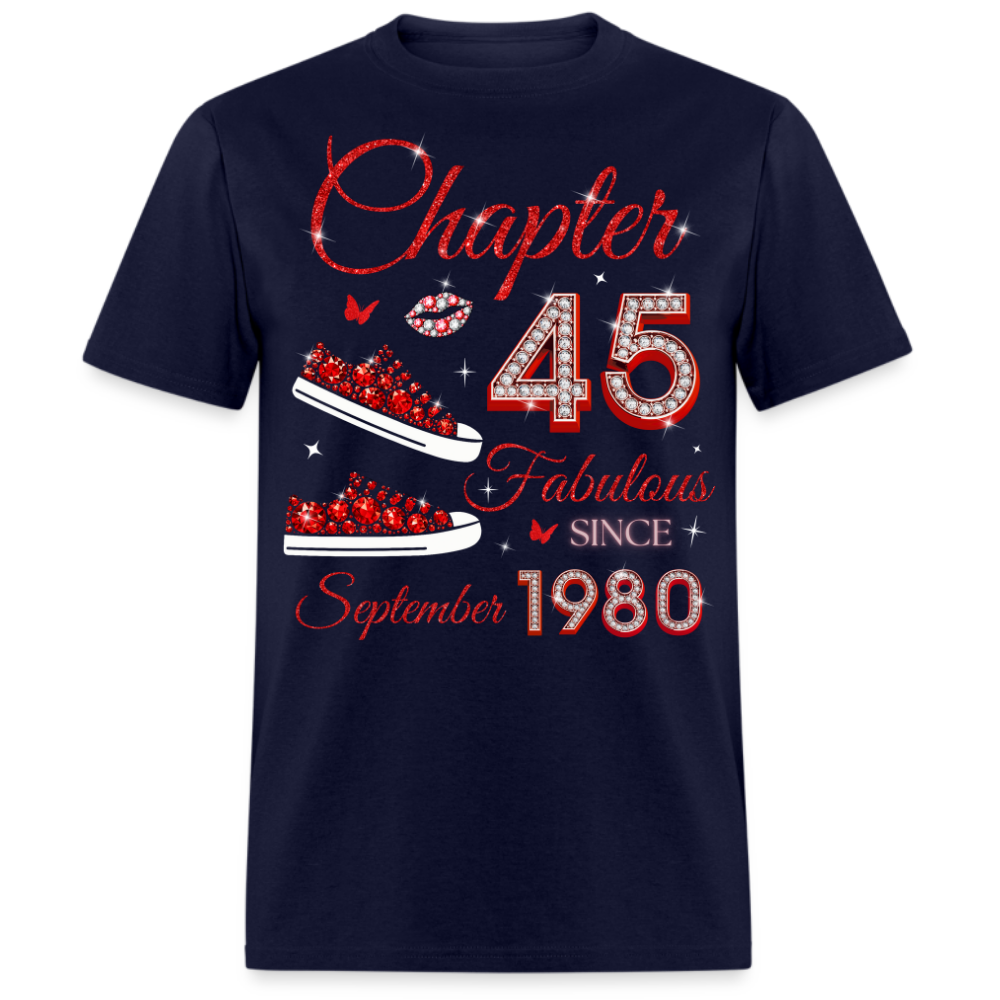 CHAPTER 45 FAB SINCE SEPTEMBER 1980 (SNEAKER) UNISEX SHIRT
