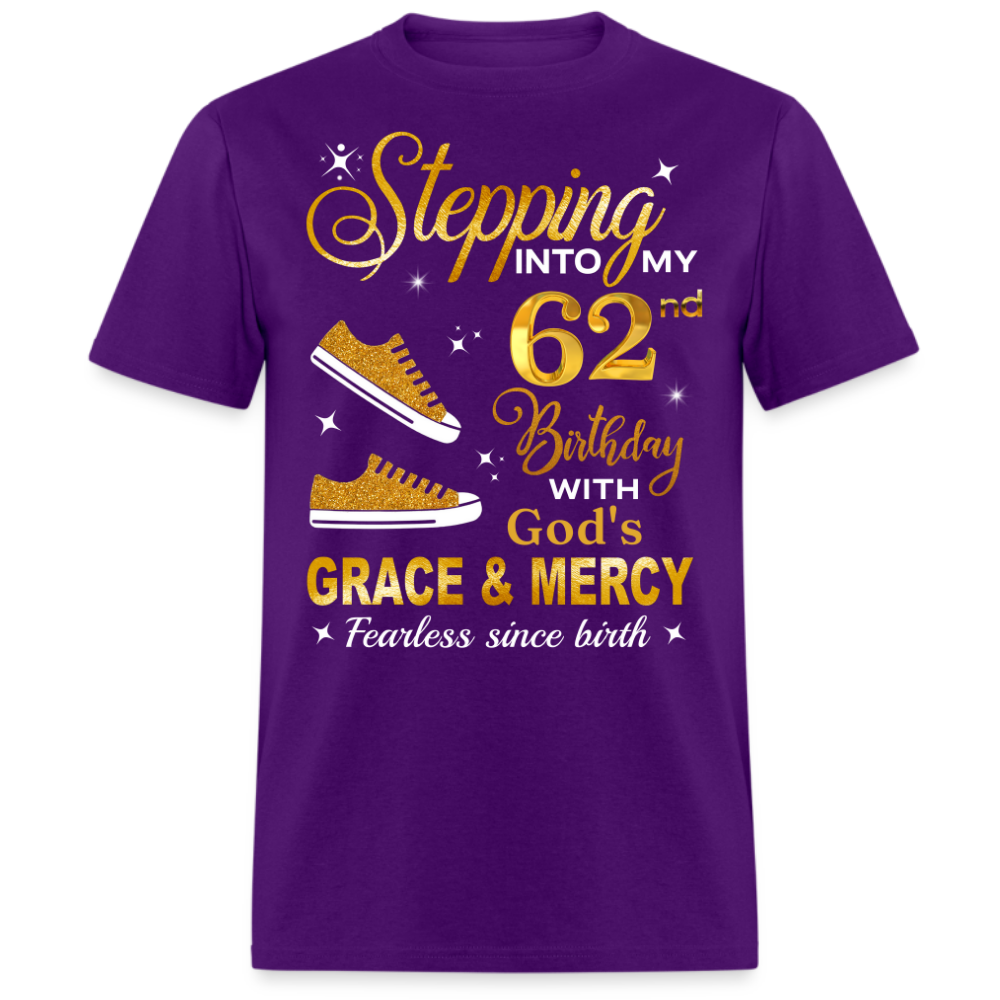 62ND BIRTHDAY FEARLESS SINCE BIRTH UNISEX SHIRT
