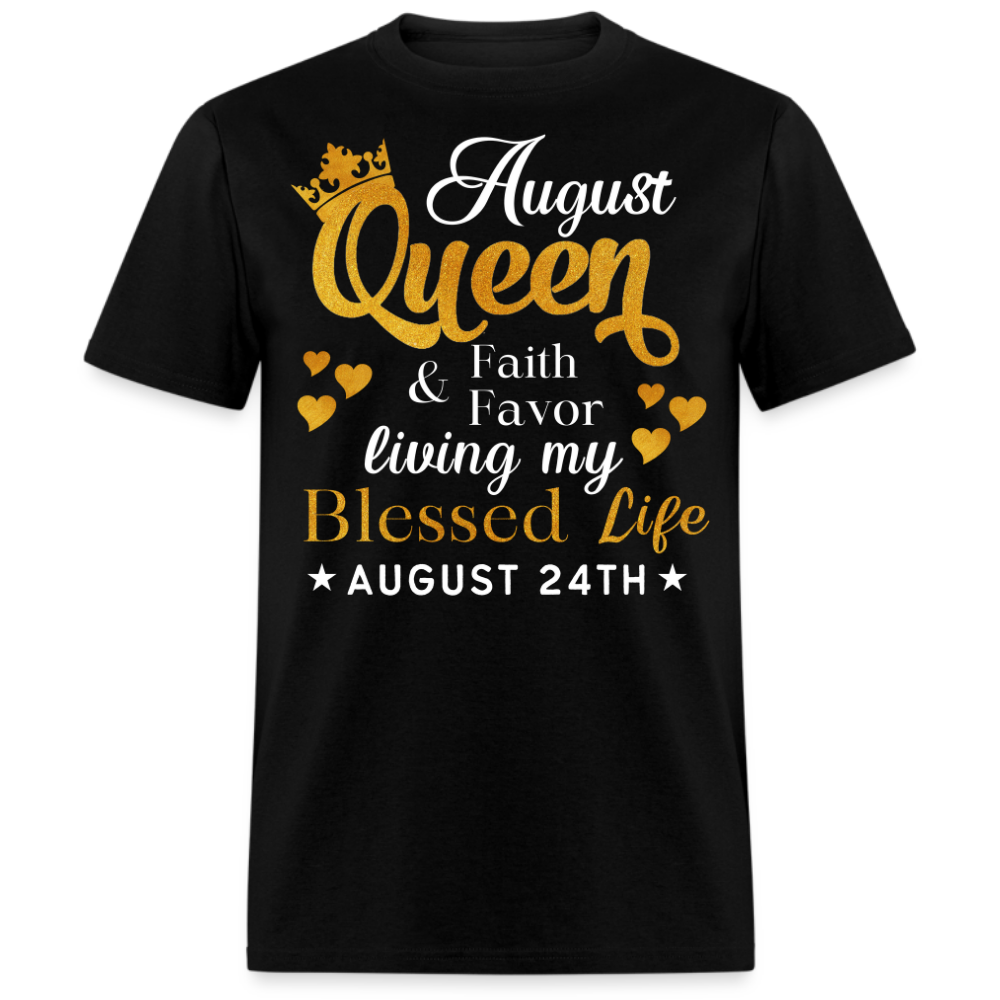 24TH AUGUST QUEEN FAITH AND FAVOR UNISEX SHIRT