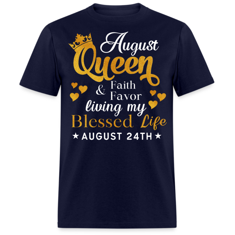 24TH AUGUST QUEEN FAITH AND FAVOR UNISEX SHIRT