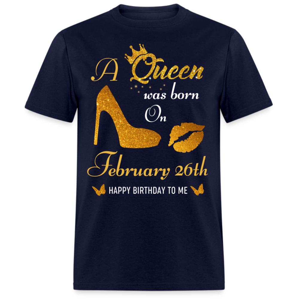 QUEEN 26TH FEBRUARY UNISEX SHIRT