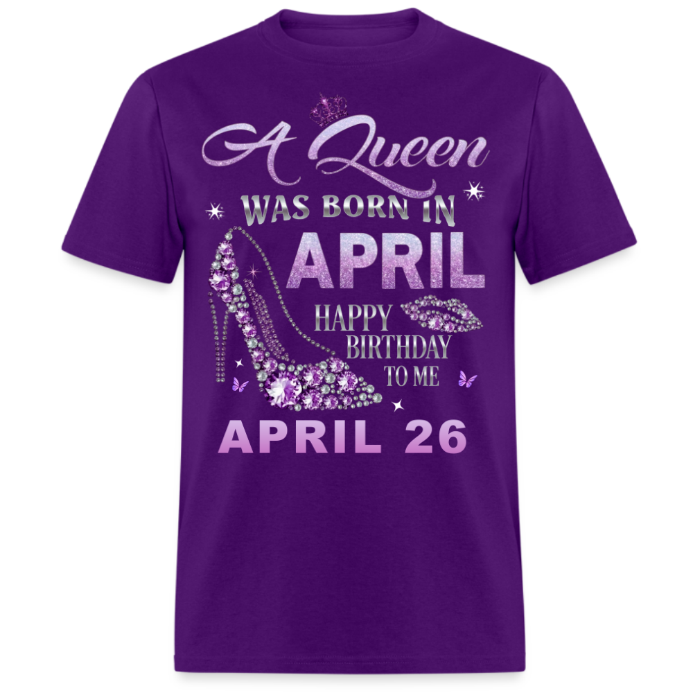 QUEEN APRIL 26 UNISEX SHIRT