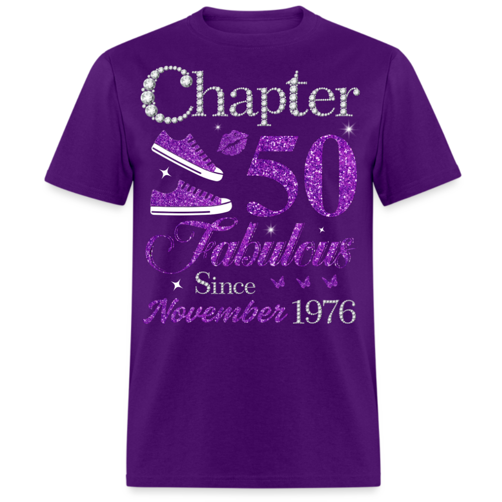 CHAPTER 50 FABULOUS SINCE NOVEMBER 1976 UNISEX SHIRT